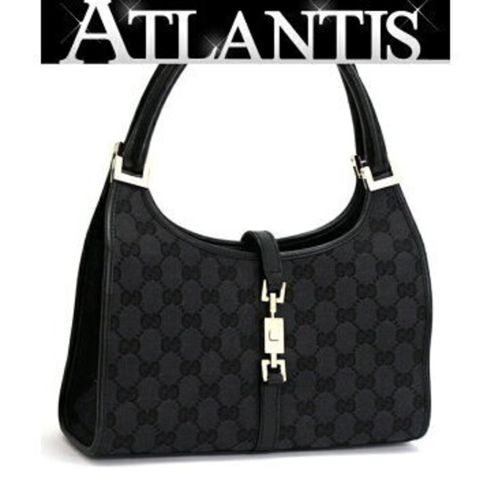 Gucci Jackie handbag GG canvas black